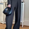 HIGH-RISE WIDE LEG SUITING PANT