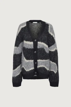 INTARSIA KNIT CARDIGAN