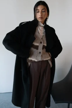 INTARSIA KNIT CARDIGAN