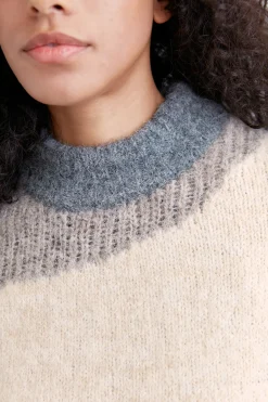 INTARSIA KNIT SWEATER