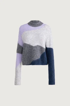 INTARSIA KNIT SWEATER