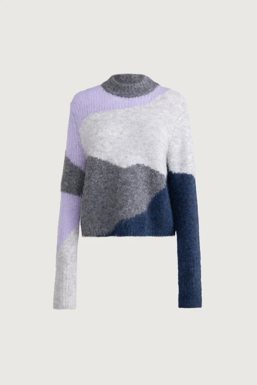 INTARSIA KNIT SWEATER