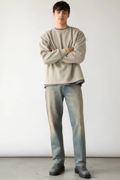 KNIT CREWNECK TOP