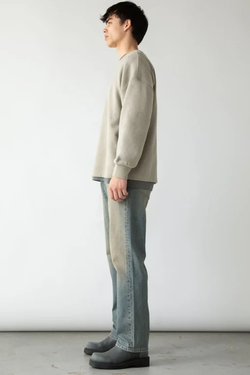 KNIT CREWNECK TOP