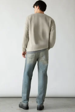 KNIT CREWNECK TOP