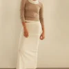 KNIT MAXI SKIRT