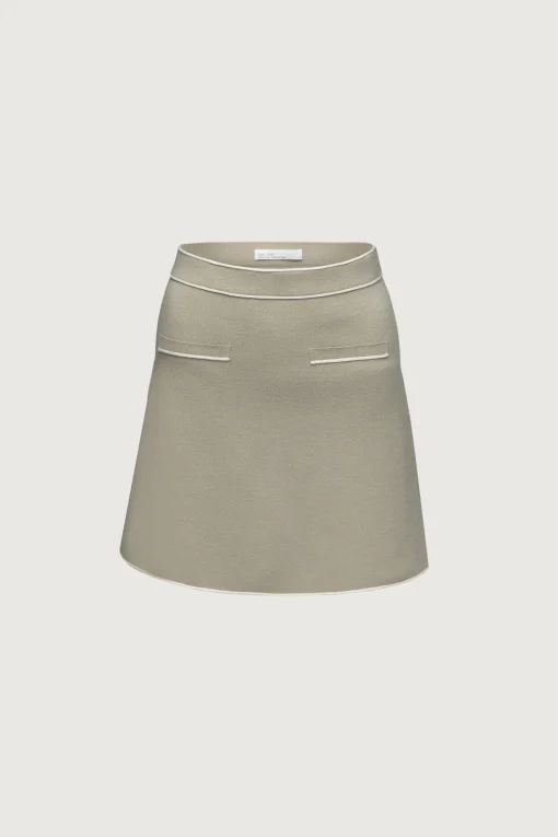 KNIT MINI SKIRT