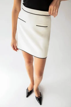 KNIT MINI SKIRT