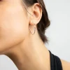 KNOT HOOP EARRING
