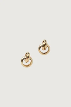 KNOT HOOP EARRING