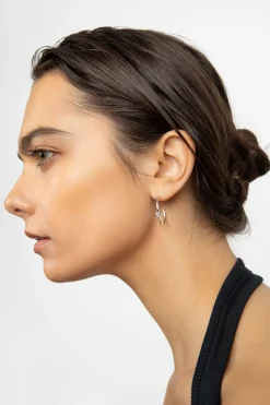KNOT HOOP EARRING