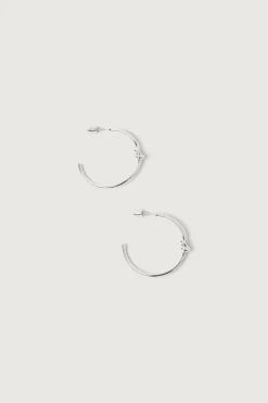 KNOT HOOP EARRING