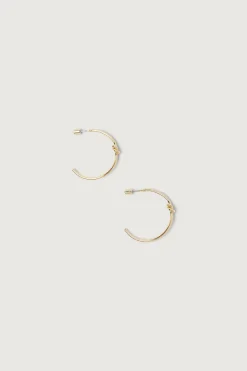 KNOT HOOP EARRING