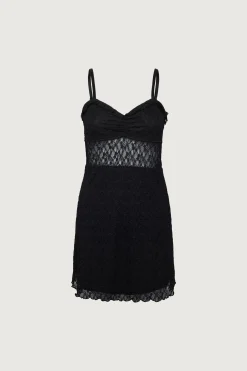 LACE BUSTIER MINI DRESS