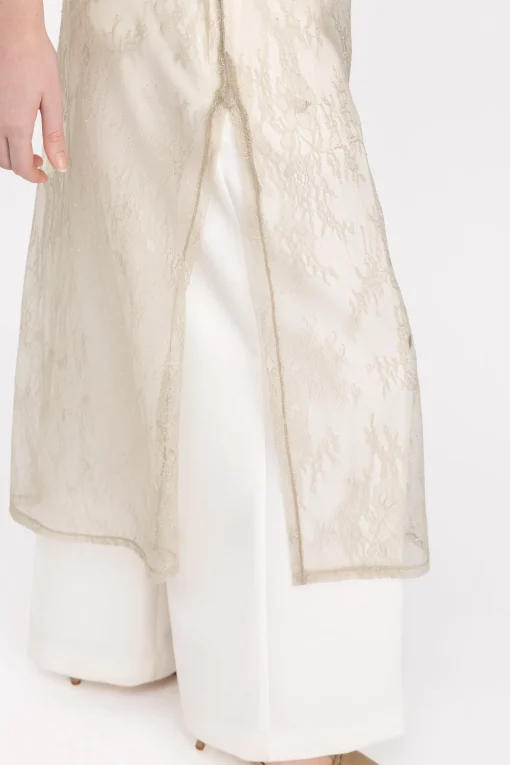LACE MIDI DRESS