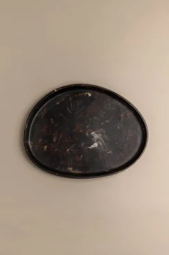 LARGE PEBBLE RESIN TRAY