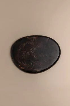 LARGE PEBBLE RESIN TRAY