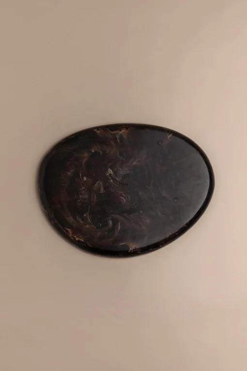 LARGE PEBBLE RESIN TRAY