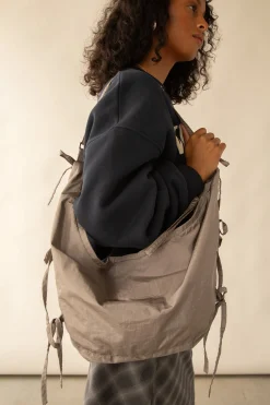 LARGE SHOULDER BAG WITH BOWS