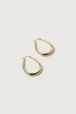 LARGE TEAR DROP HOOPS