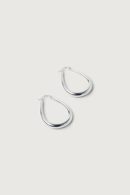 LARGE TEAR DROP HOOPS