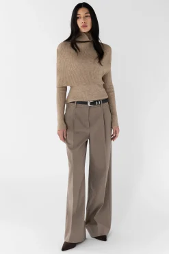 LAYERED KNIT TOP SHAWL SET