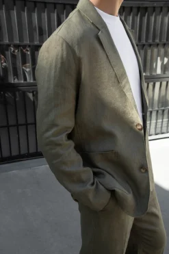 100% LINEN BLAZER