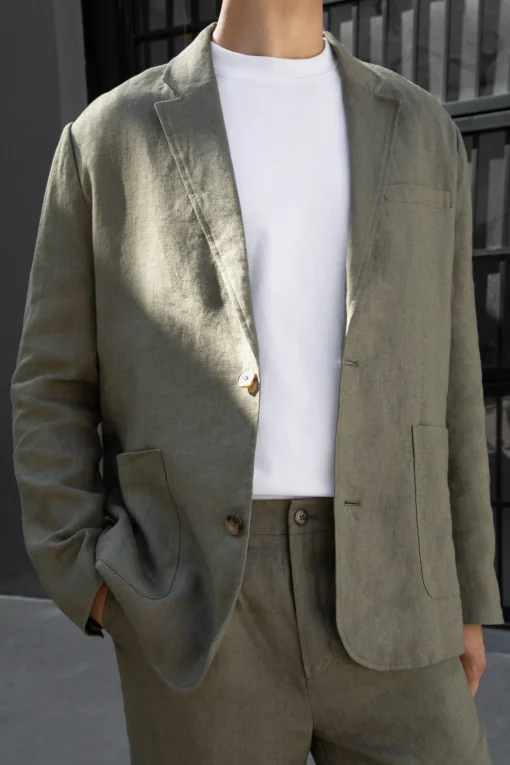 100% LINEN BLAZER