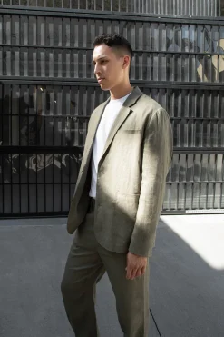 100% LINEN BLAZER