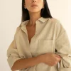 LINEN BLEND SHIRT