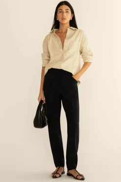 LINEN BLEND SHIRT