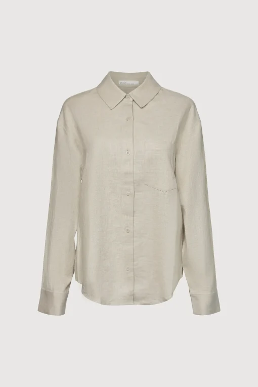 LINEN BLEND SHIRT