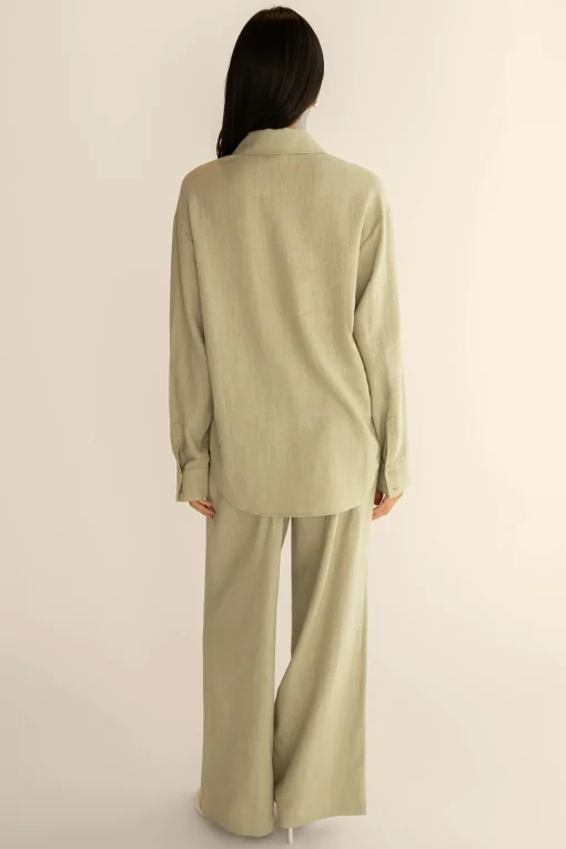 LINEN BLEND SHIRT