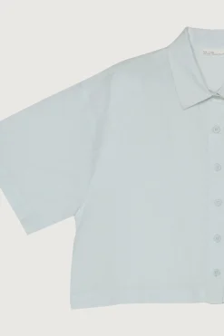 LINEN BLEND SHORT SLEEVE SHIRT