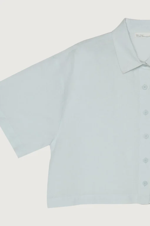 LINEN BLEND SHORT SLEEVE SHIRT