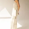 LINEN BLEND TUBE TOP
