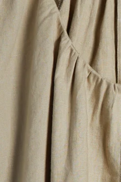 100% LINEN BOXY MINI DRESS