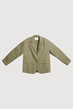 100% LINEN RELAXED FIT BLAZER