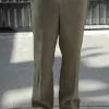 100% LINEN STRAIGHT LEG PANT