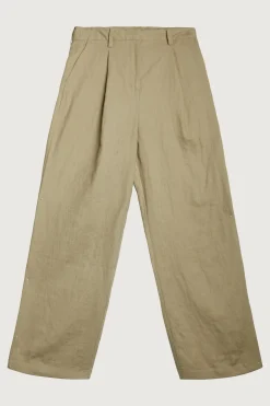 100% LINEN STRAIGHT LEG PANT