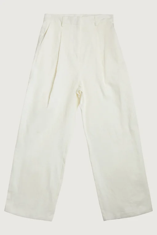 100% LINEN STRAIGHT LEG PANT