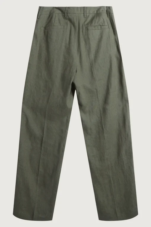 100% LINEN STRAIGHT LEG PANT