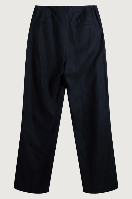 100% LINEN STRAIGHT LEG PANT
