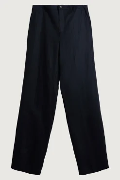100% LINEN STRAIGHT LEG PANT
