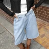LONG DENIM SHORT