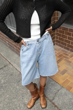 LONG DENIM SHORT