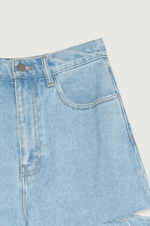 LONG DENIM SHORTS
