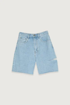 LONG DENIM SHORTS