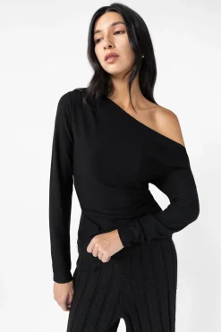 LONG SLEEVE OFF THE SHOULDER TOP