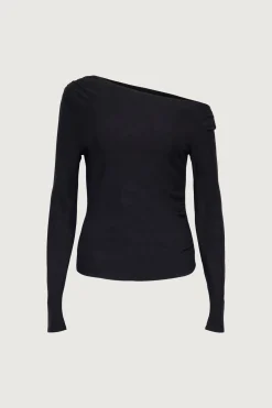 LONG SLEEVE OFF THE SHOULDER TOP